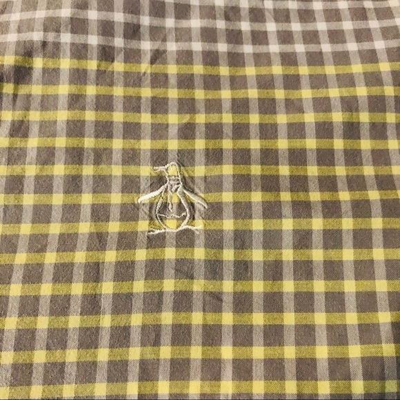 PENGUIN - MENS SHORT SLEEVE BUTTON DOWN SHIRT SZ M - Picture 4 of 8
